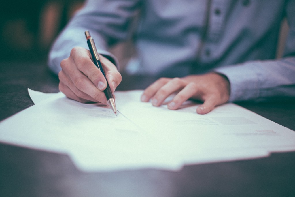 Don't delay in filling out all of your paperwork.